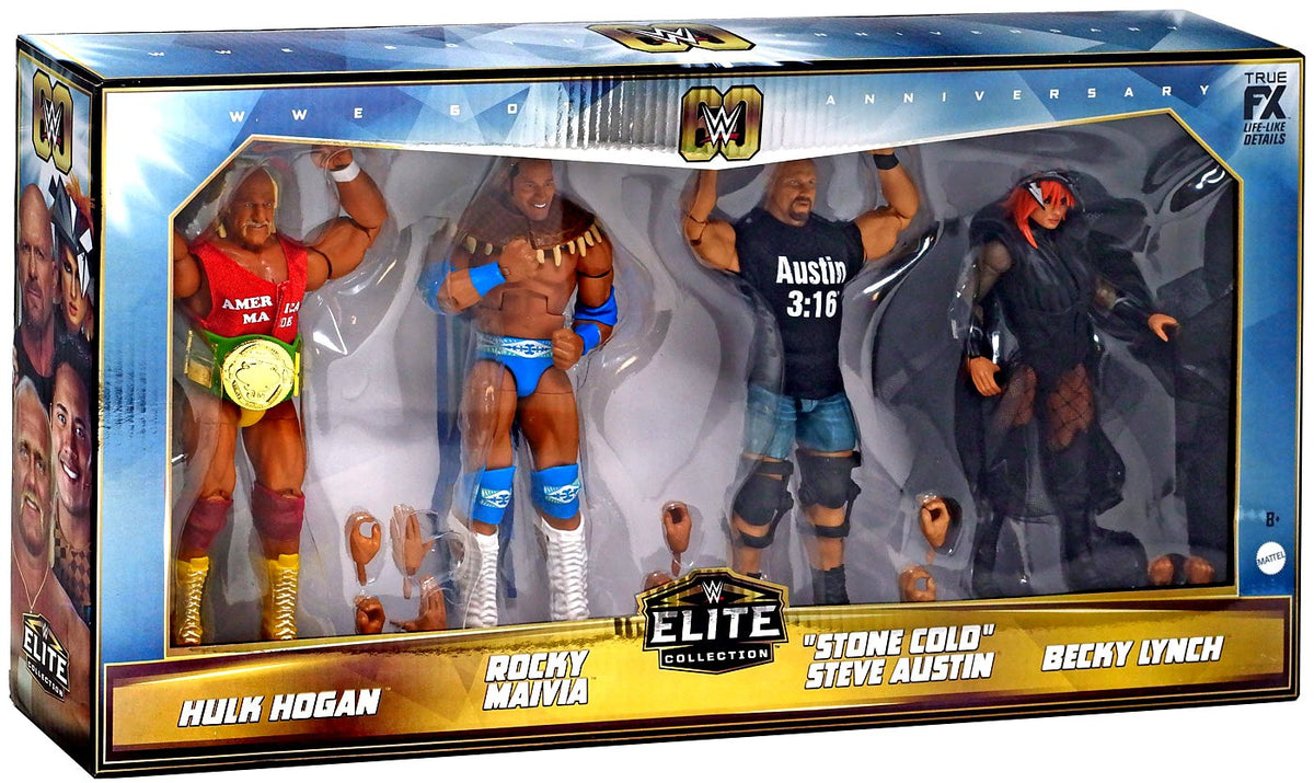 Hulk Hogan,Rocky Maivia,"Stone Cold" Steve Austin, Becky Lynch