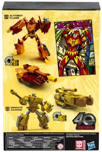 Transformers & Action Force- Xaaron and Flame