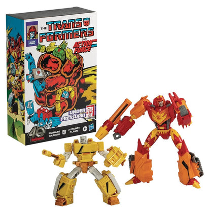 Transformers & Action Force- Xaaron and Flame