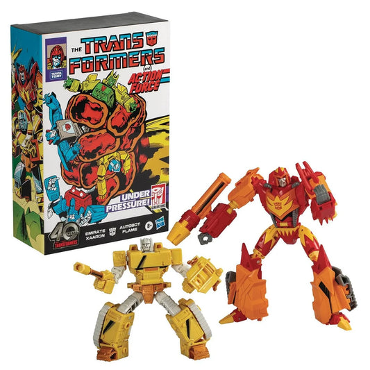 Transformers & Action Force- Xaaron and Flame